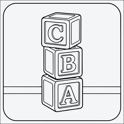 bloques para colorear