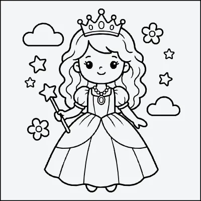 Ana para colorear