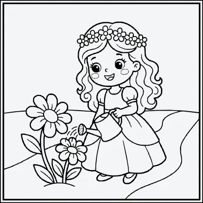 elsa para colorear