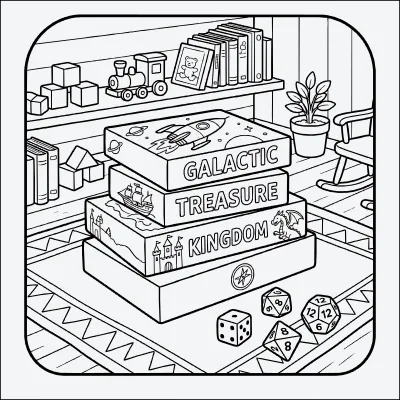 juegos de mesas para colorear
