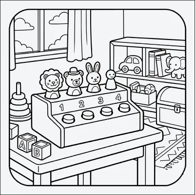 jueguete sorpresa para colorear