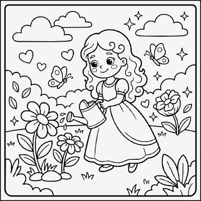kelly para colorear